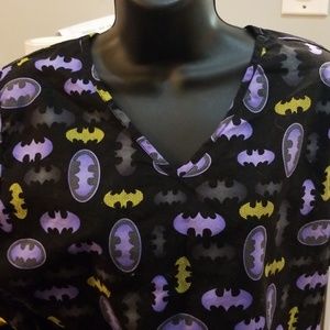 Batgirl Nursing Scrub top